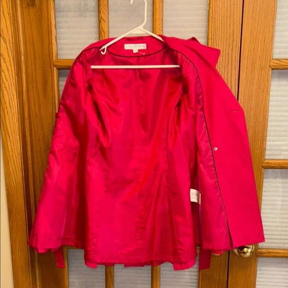 EUC Stylish Pink Trench Coat - Picture 5 of 9